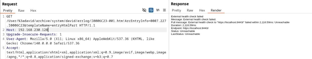 error log file accessed without authentication