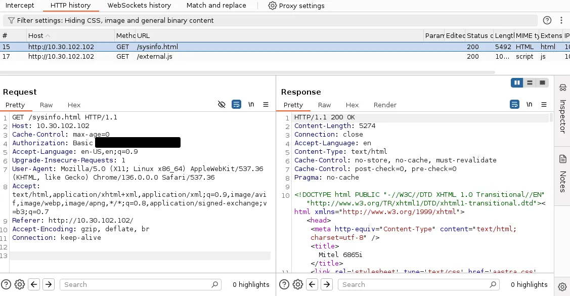 Basic Authentication credentials sent over http